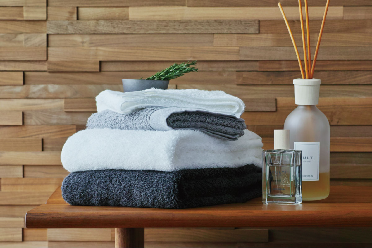 MASTERWAL BLISS TOWEL キャメル ミニタオル(25×25cm)