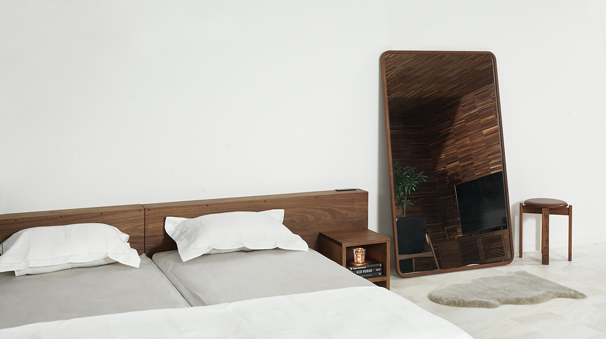 UNISON WIDE HEAD BED ダブル(D)
