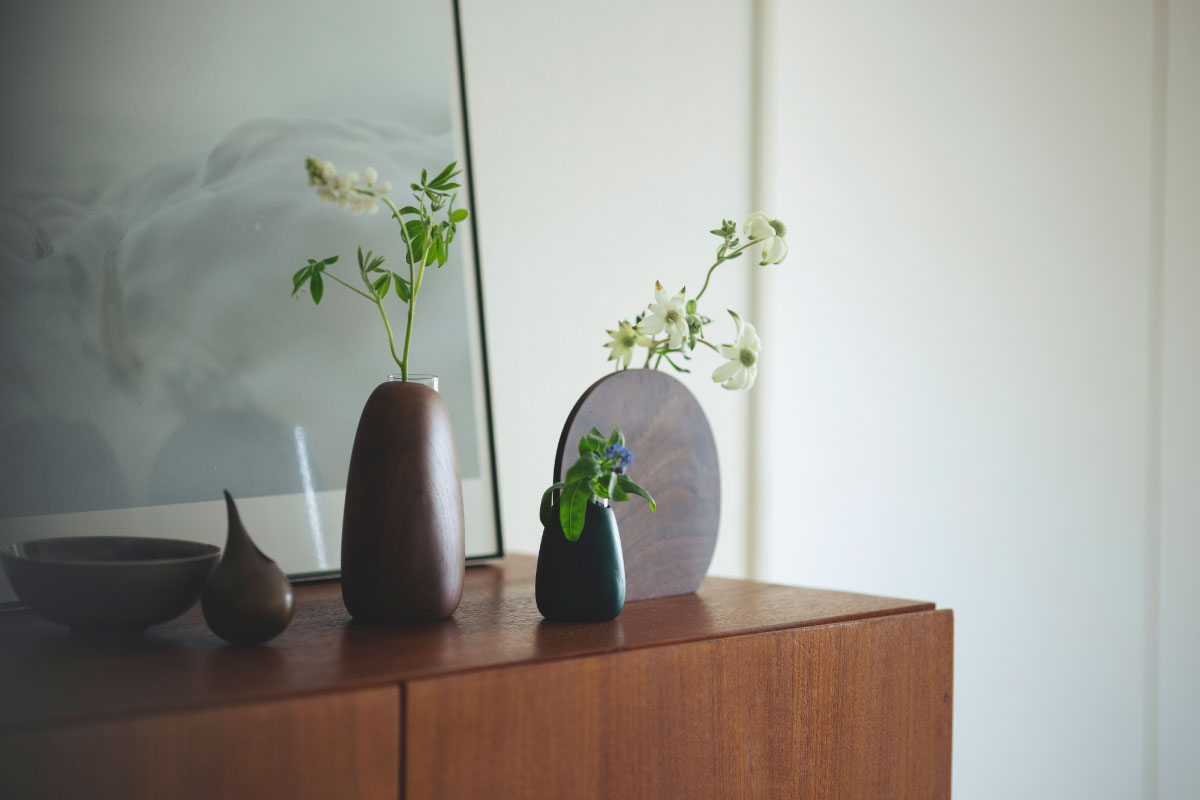 SASAKI | Mango vase ウォールナット レギュラー