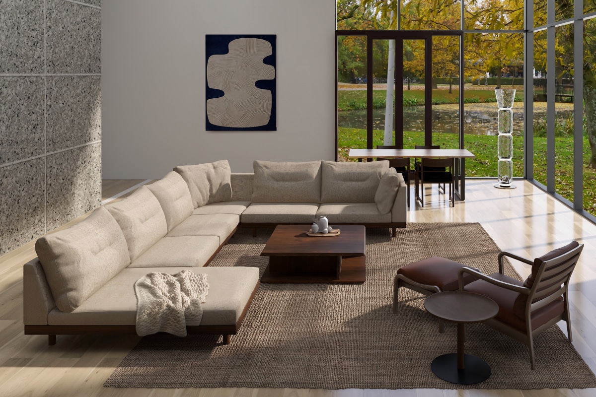 DANISH GRANDE SOFA シングルアーム2シーター159