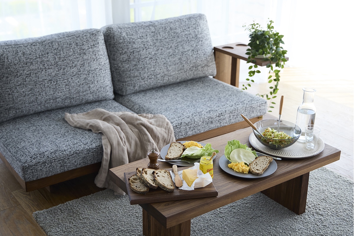 DANISH LOW LIVING TABLE W120cm x D45cm x H25cm
