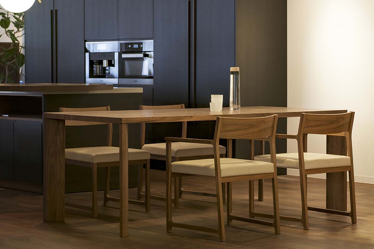 EX DINING TABLE W 120cm × D 90cm