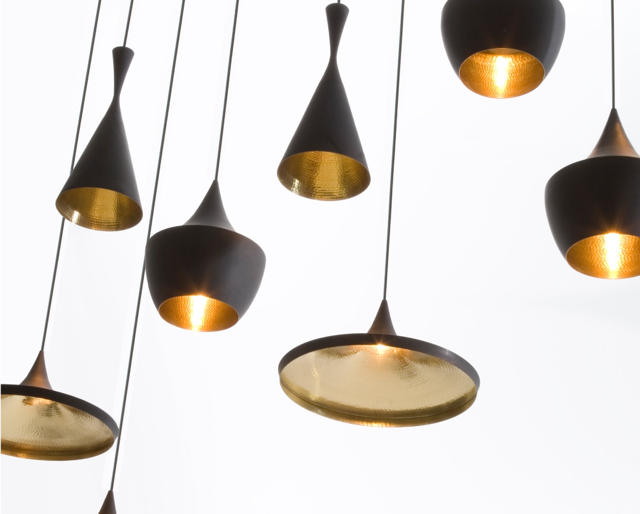 TOM DIXON. | BEAT TALL PENDANT LED 2 Black