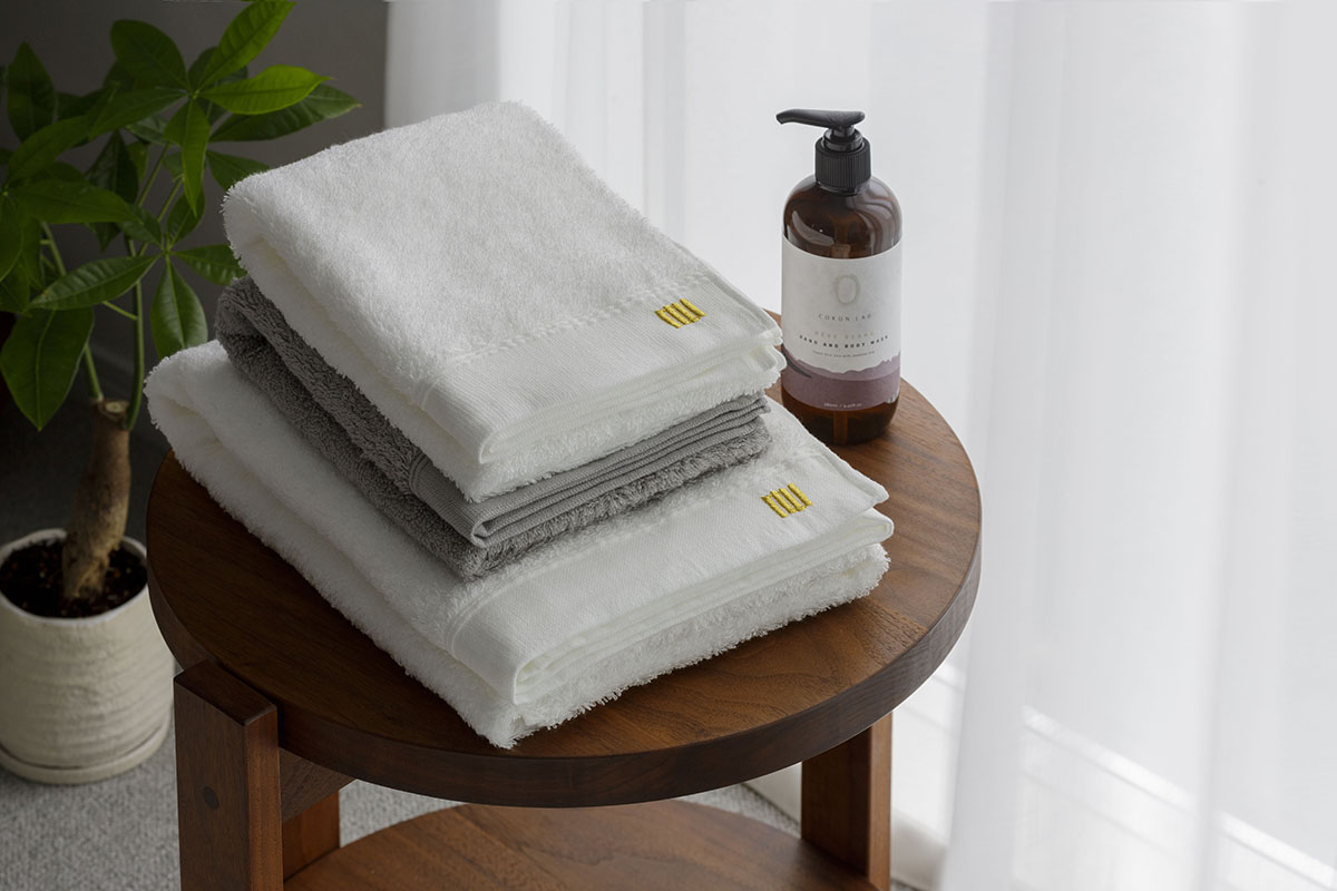 MASTERWAL BLISS TOWEL ホワイト バスタオル(123×64cm)