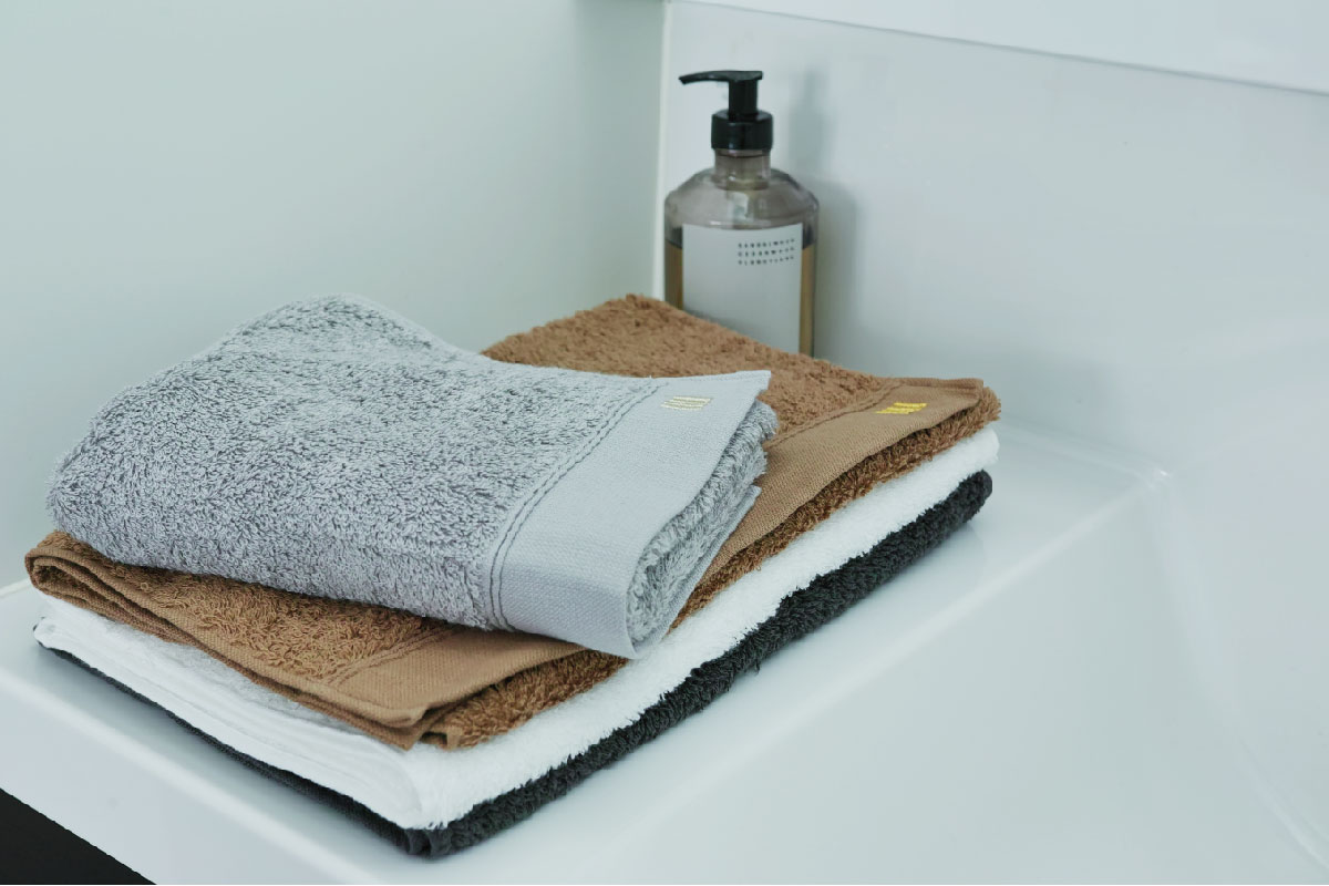 MASTERWAL BLISS TOWEL キャメル ミニタオル(25×25cm)