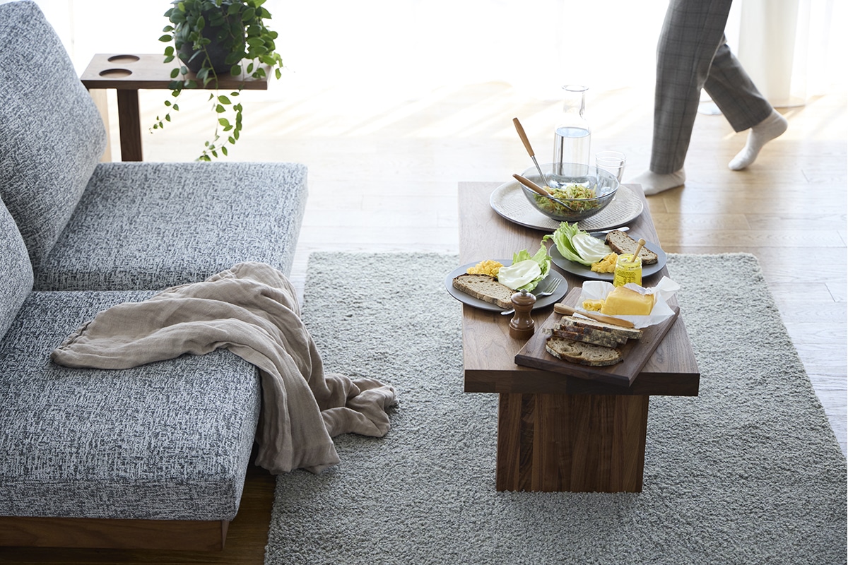DANISH LOW LIVING TABLE W120cm x D45cm x H25cm