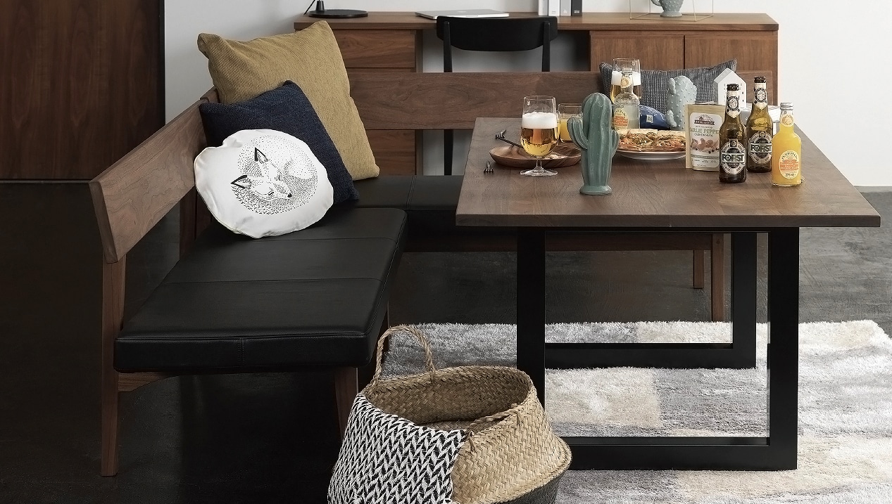 WILDWOOD LOW DINING TABLE W 140cm × D 65cm