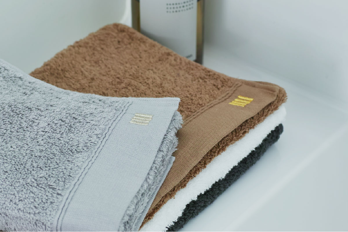 MASTERWAL BLISS TOWEL キャメル ミニタオル(25×25cm)