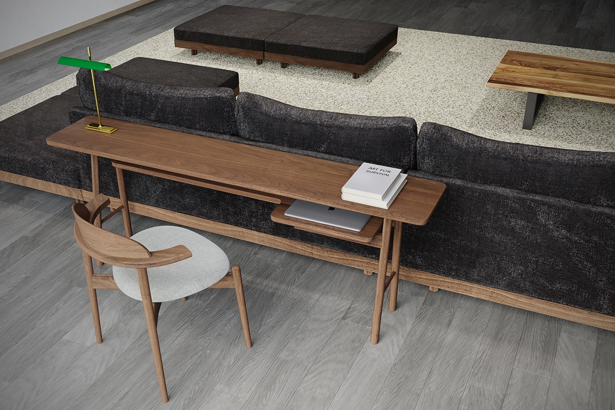 POD BACK DESK W180cm