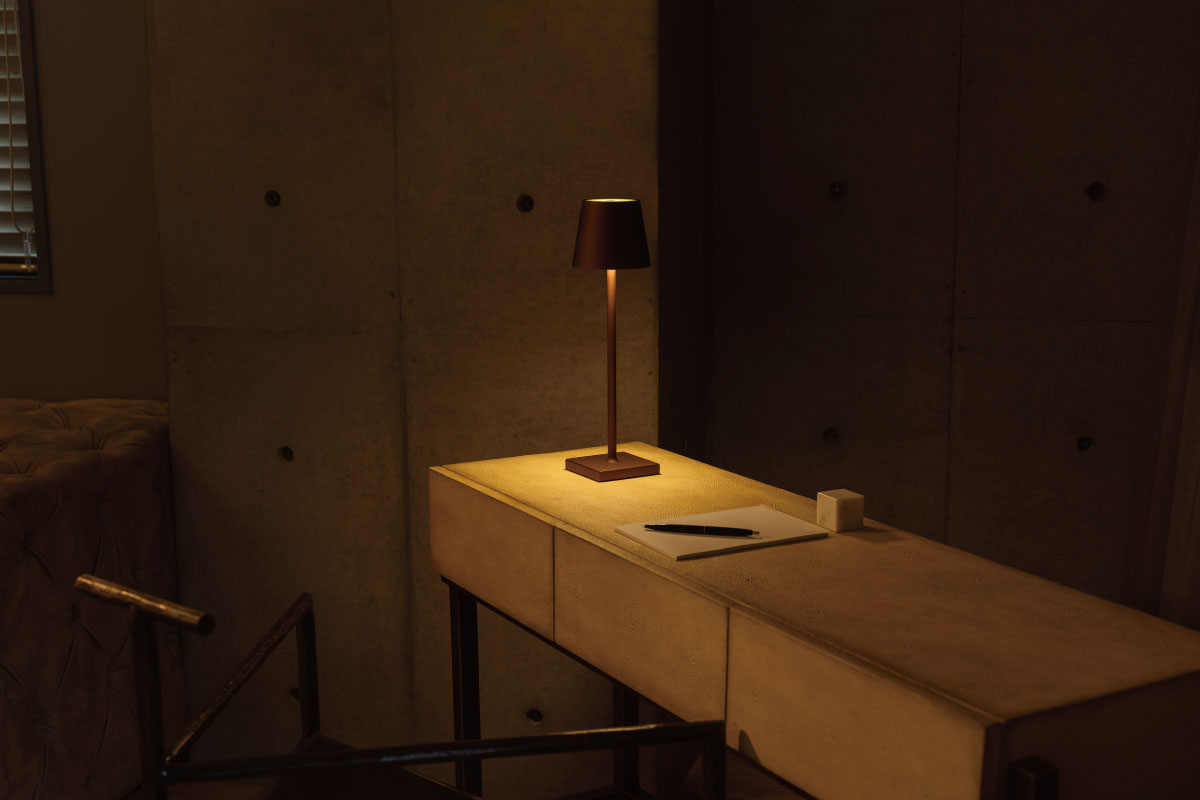 Asheville Decor | Cordless Lamp Mocca Brown