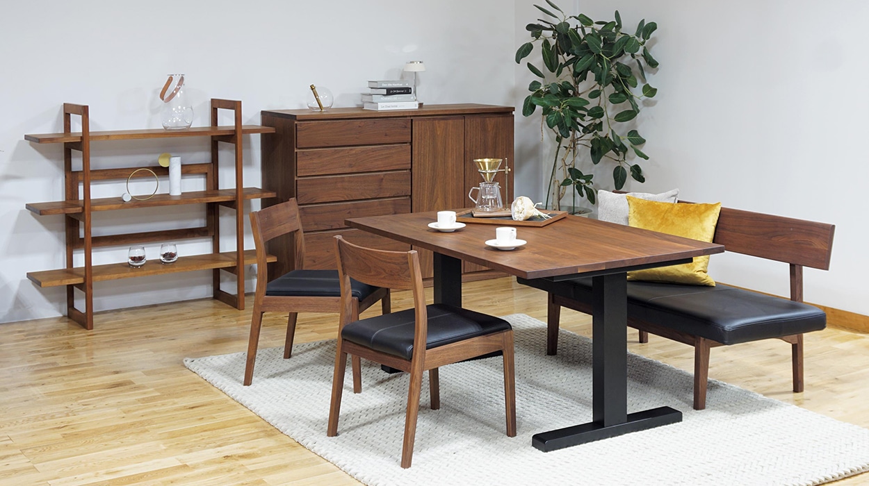 WILDWOOD LOW DINING TABLE W 240cm × D 84.5cm