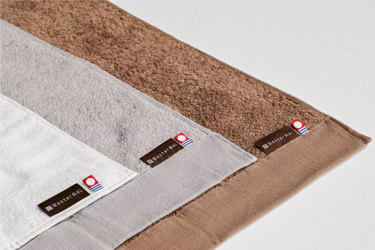 MASTERWAL BLISS TOWEL キャメル ミニタオル(25×25cm)