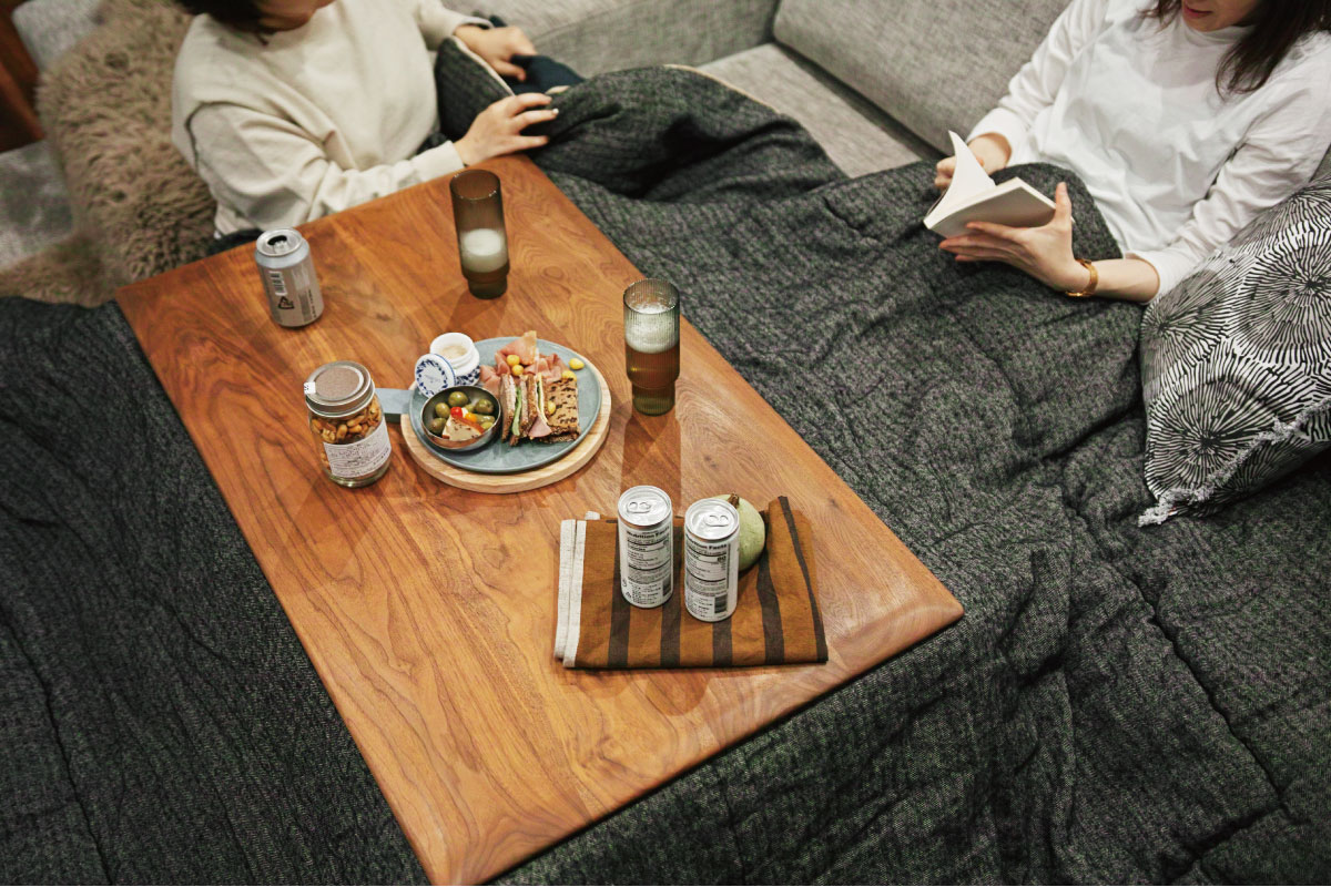 FolivorA | LENIS kotatsu table ウォールナット 120×70(cm)