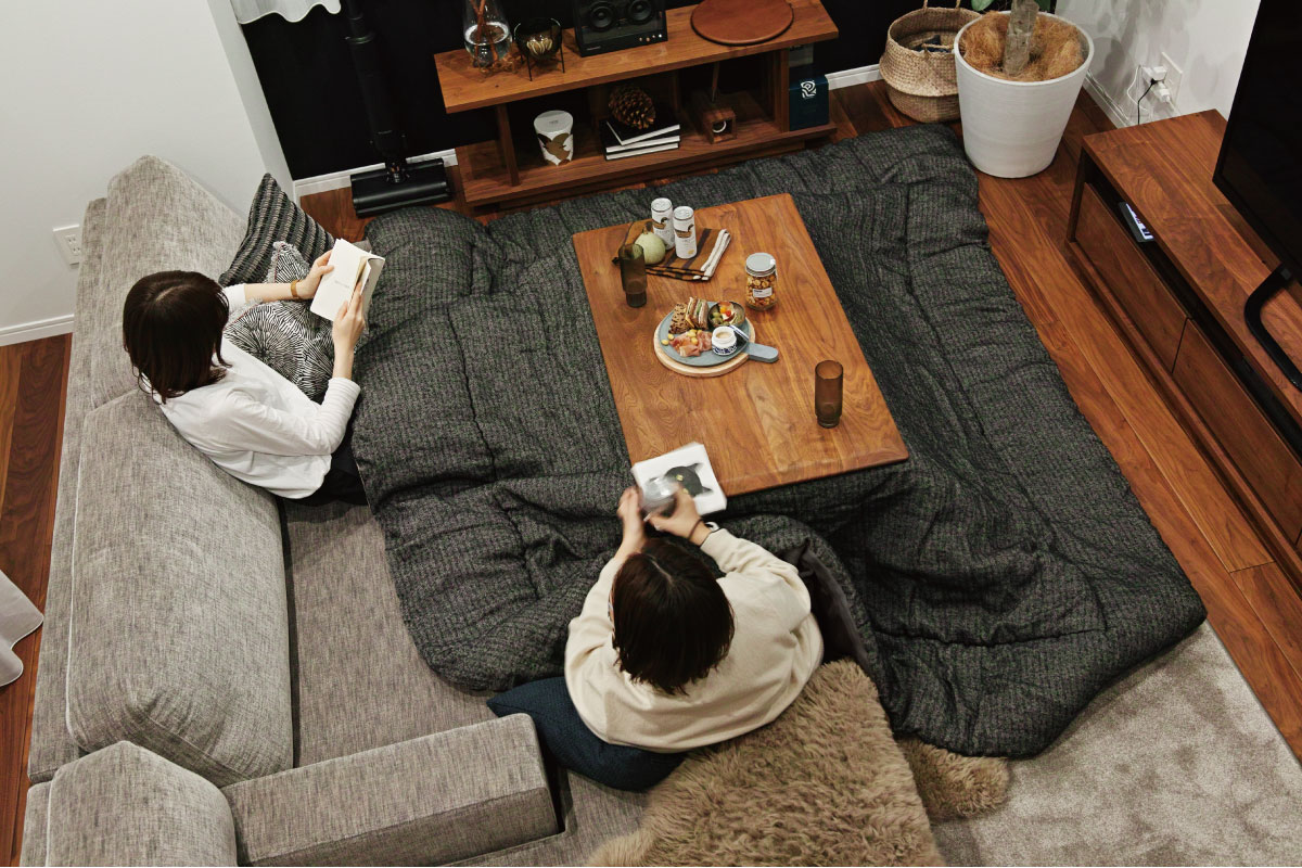 FolivorA | LENIS kotatsu table ウォールナット 120×70(cm)