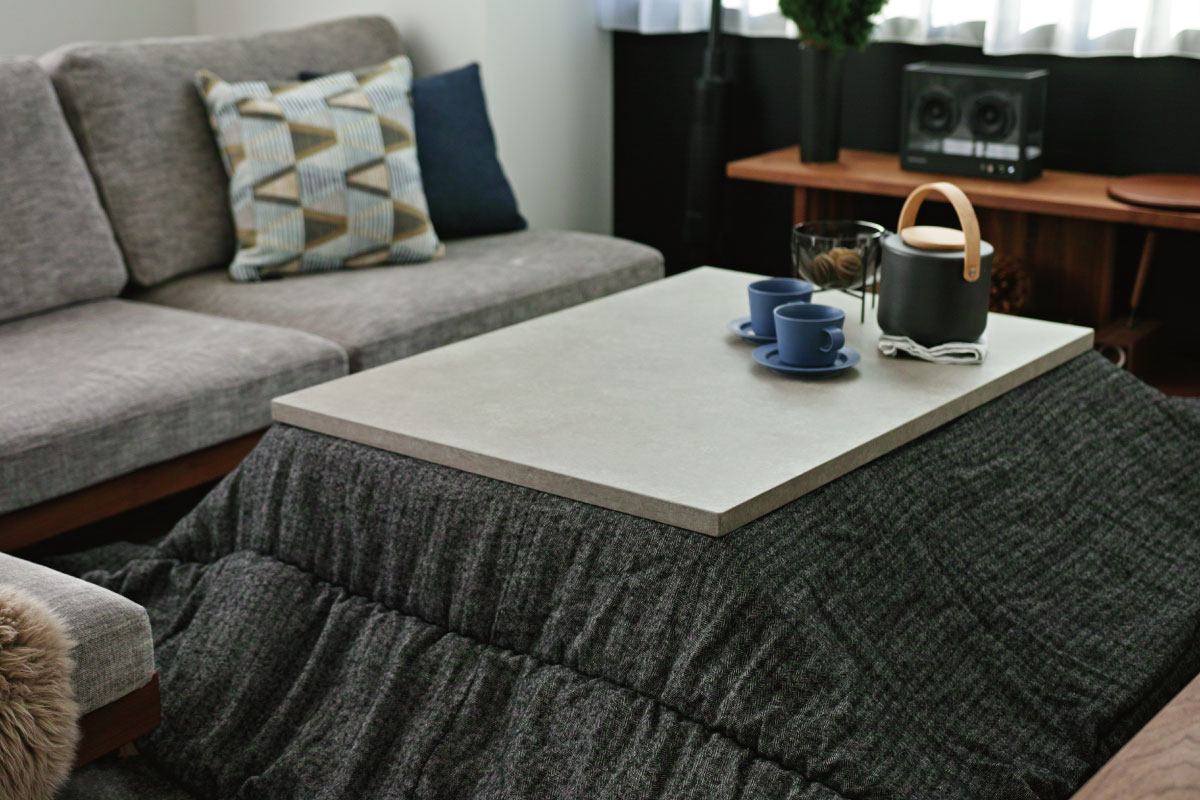FolivorA | NOMBE kotatsu table(mortar) コナラ 160×80(cm)