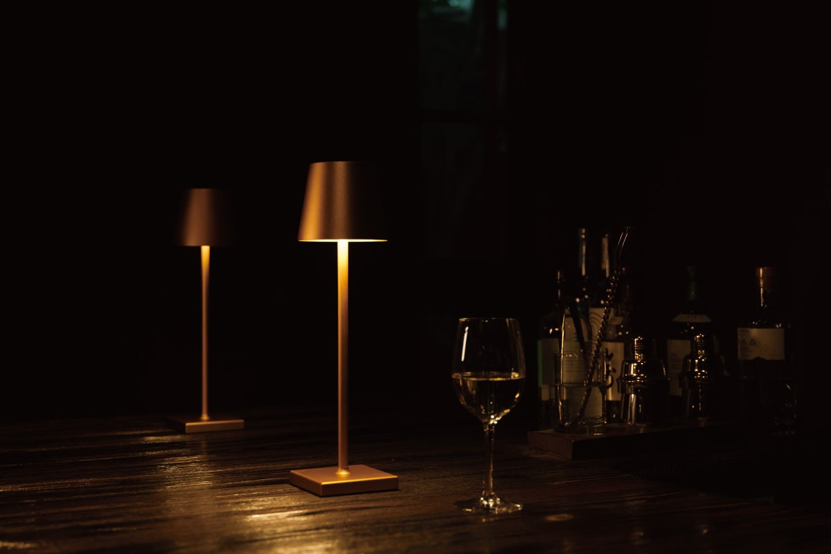 Asheville Decor | Cordless Lamp Rich Gold
