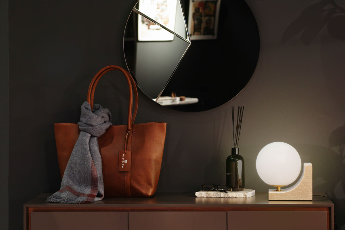 UN LEATHER TOTE BAG RIO#0015 ブラック