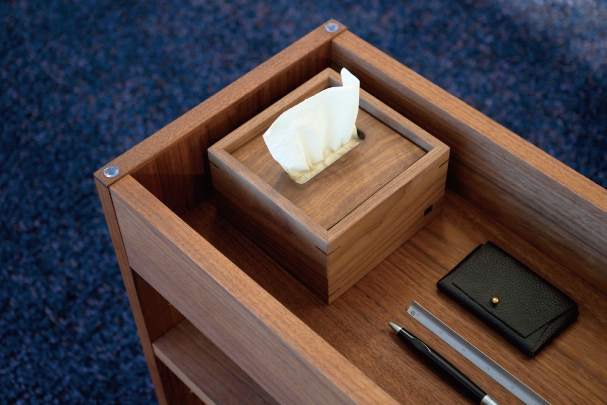 TISSUE BOX COVER HALF HALF/LOW
