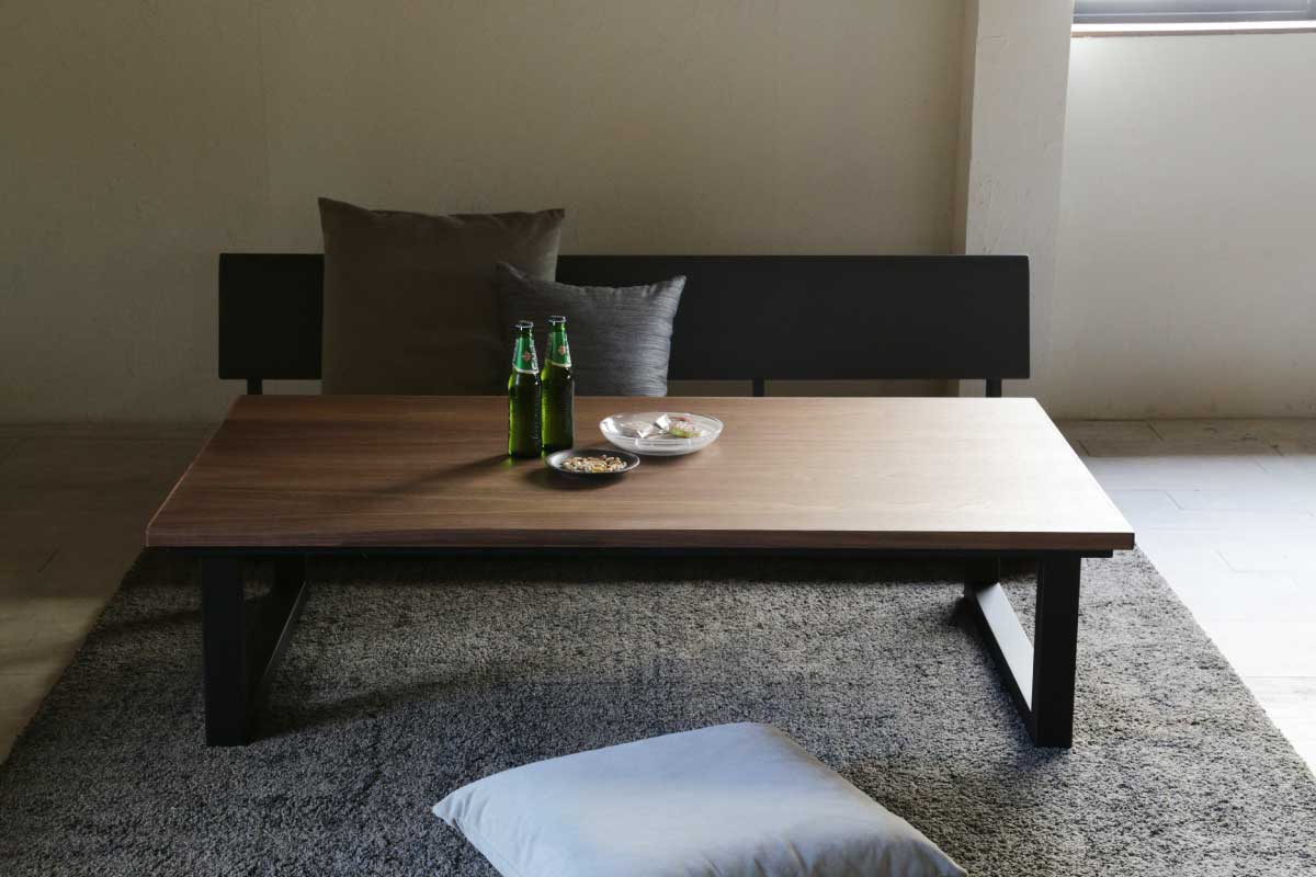 Nichibi Woodworks | SAI WalnutⅡ kotatsu table Walnut 150×85×38(cm)