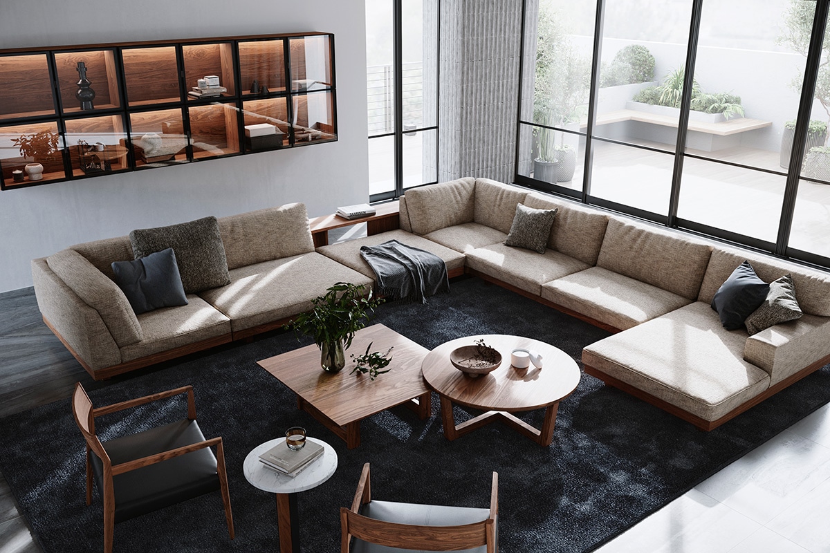 YU UT3 LIVING TABLE W90cm D65cm H40cm