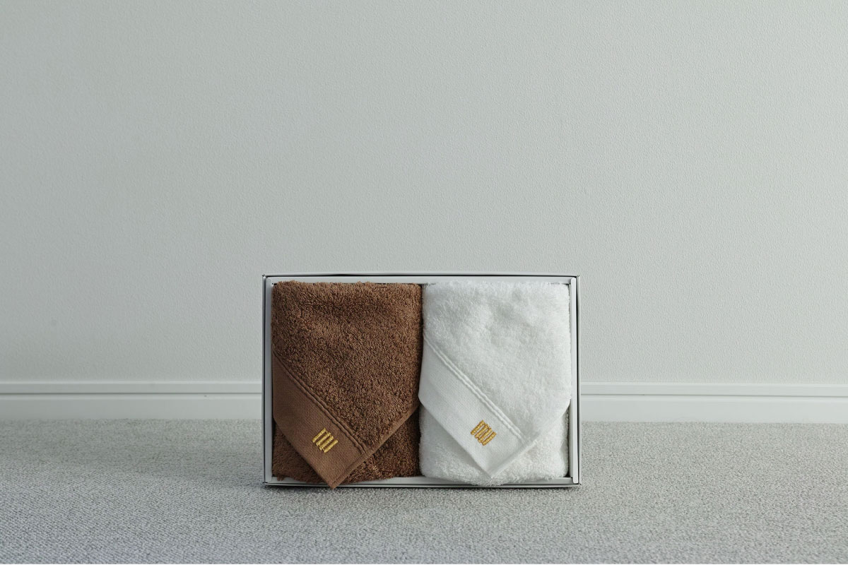 MASTERWAL BLISS TOWEL キャメル ミニタオル(25×25cm)