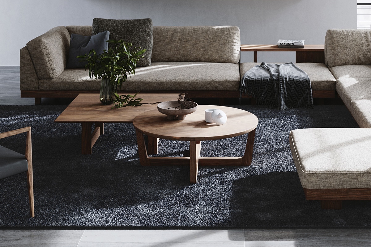 YU UT3 LIVING TABLE W90cm D65cm H30cm