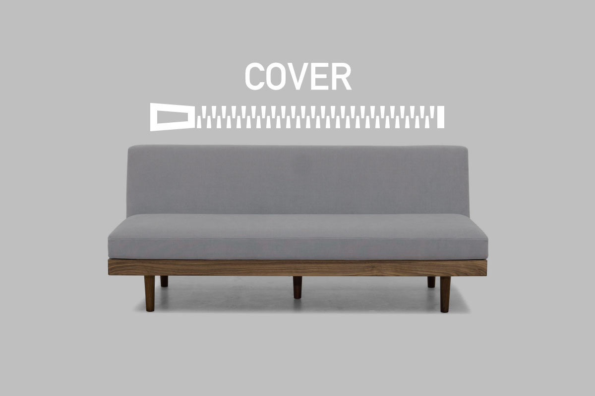 CHILL SOFA SEAT COVER アームレス2シーター 160