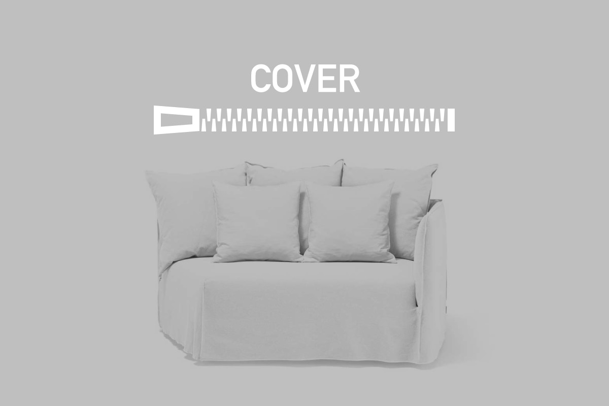 GERVASONI | GHOST 35 L-R COVER GHOST35 ソファ