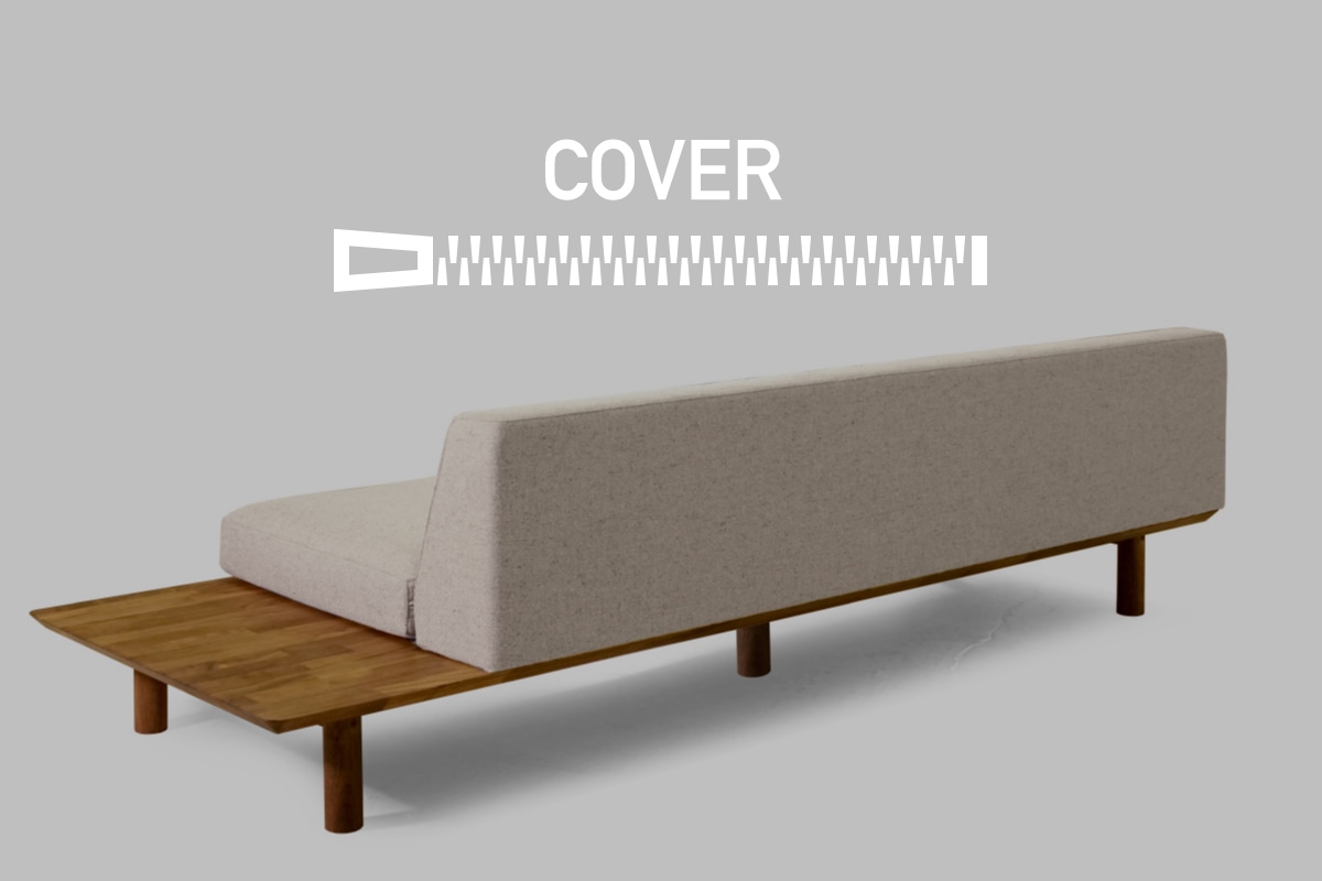 PS3 / PECK SOFA BACK COVER 2シーター180